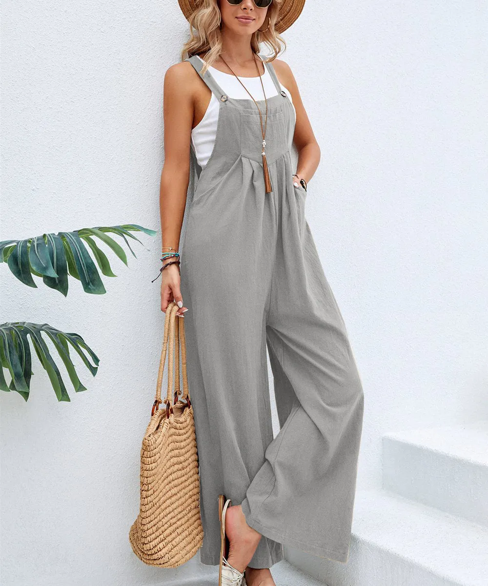 Elena – Effortlessly Chic Green Jumpsuit for Women