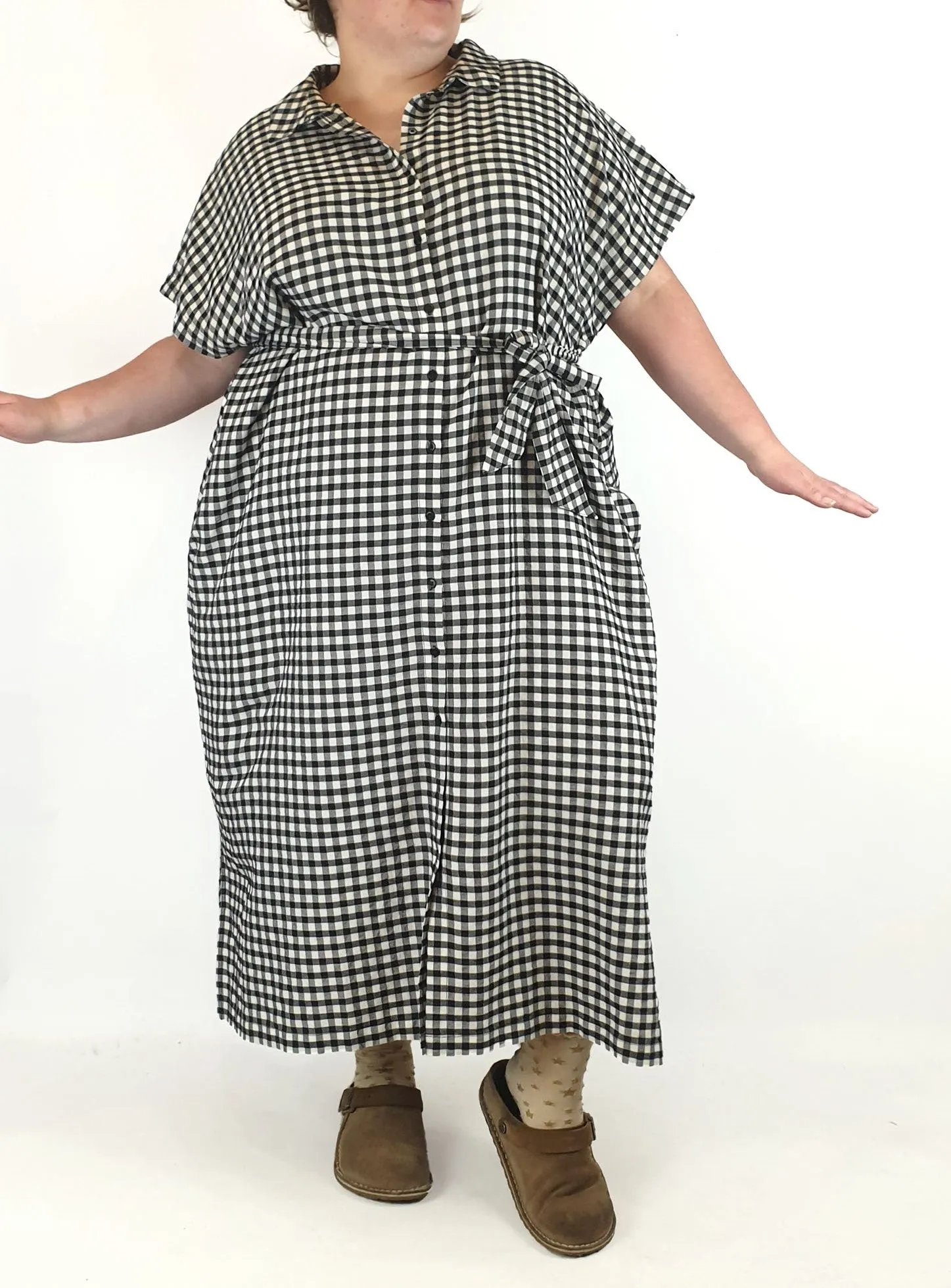 Elk gingham dress size 20