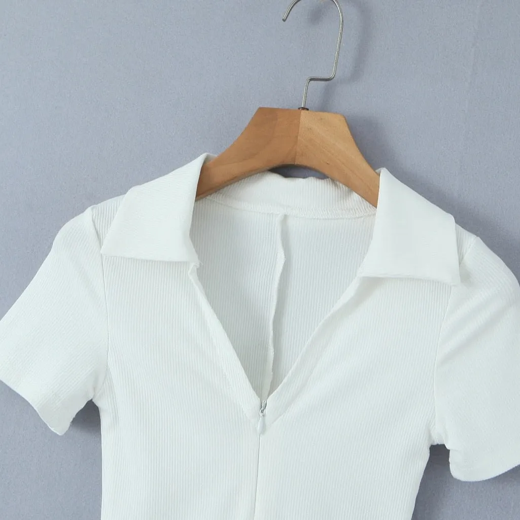Ellia Y2K Cyclist Bodysuits - 2 Colors