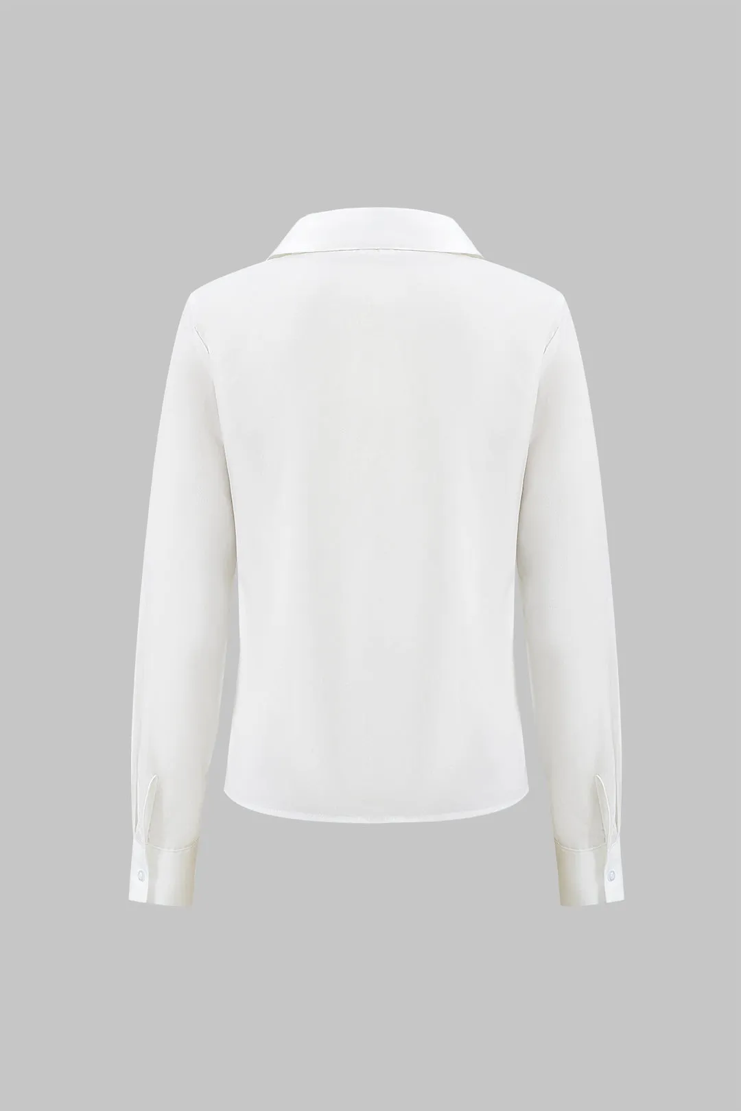 Fiona - Floral Print Long-Sleeve Woman's Shirt