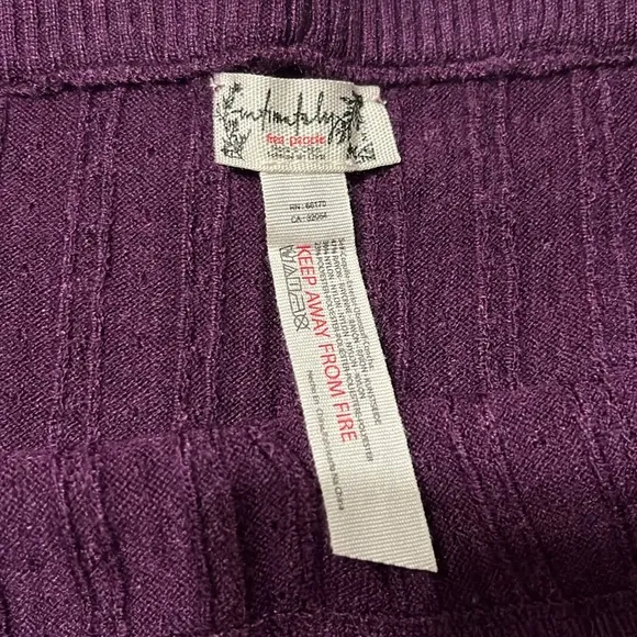 Free People Morning Light Set in Wine Size M