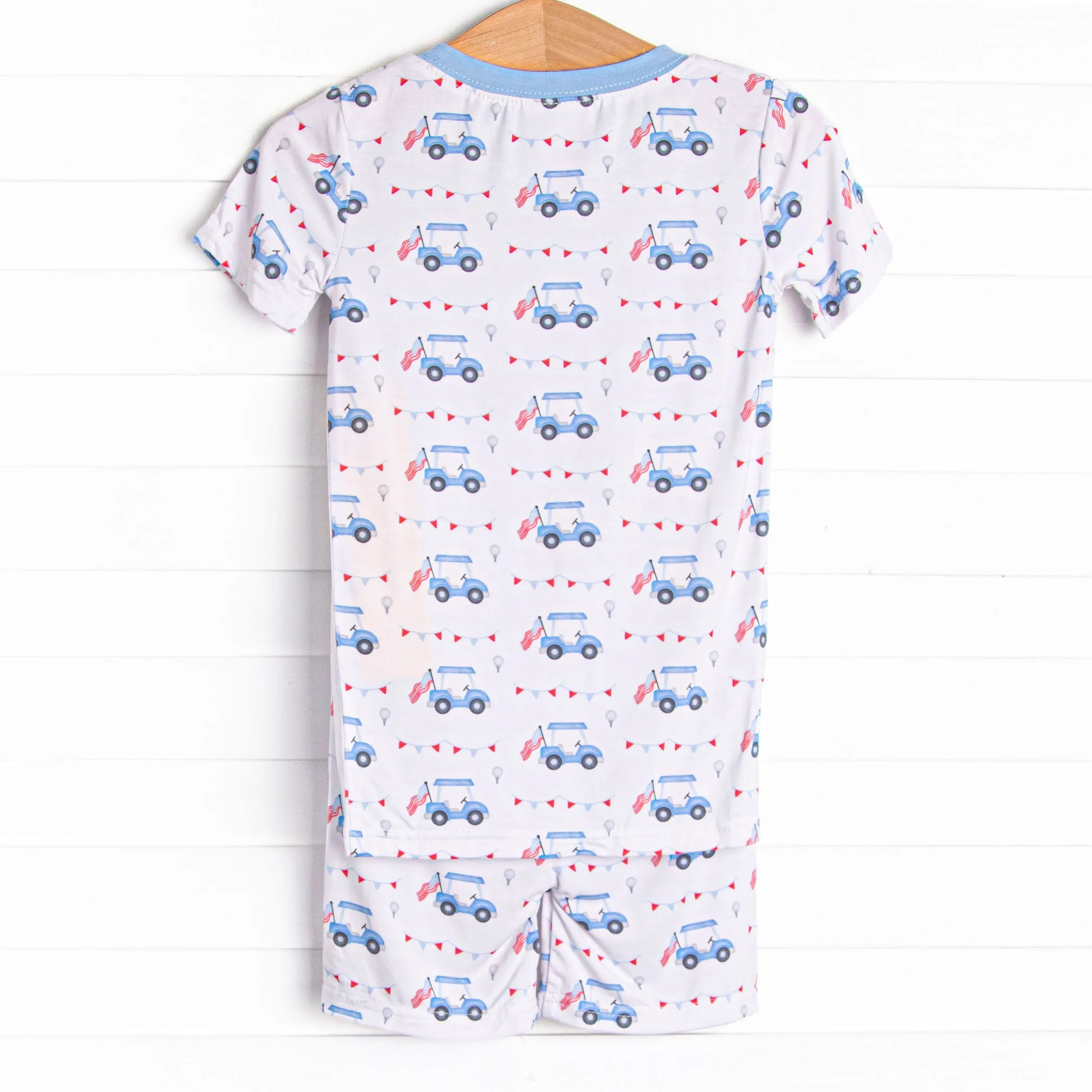 Freedom Fairway Bamboo Pajama Short Set, Blue