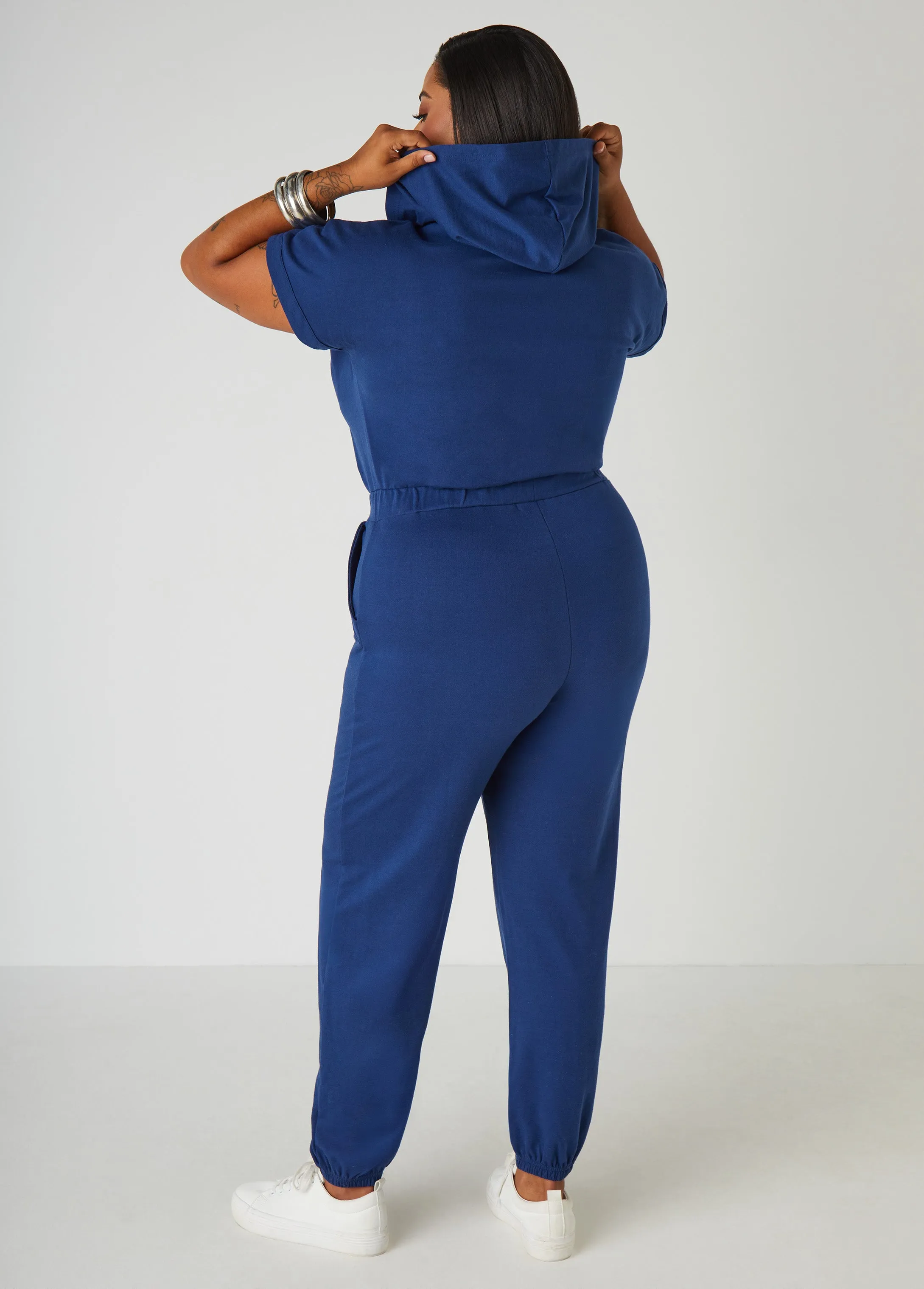 French Terry Joggers Jumpsuit