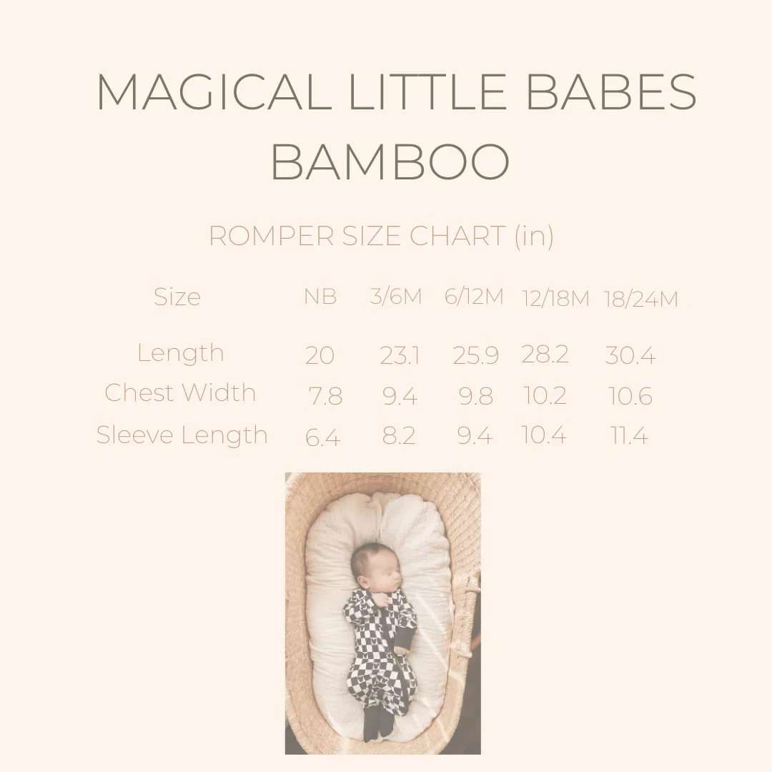 Frozen Bamboo PJ Romper/ Two Piece SHORT Sleeve Set *READY TO SHIP