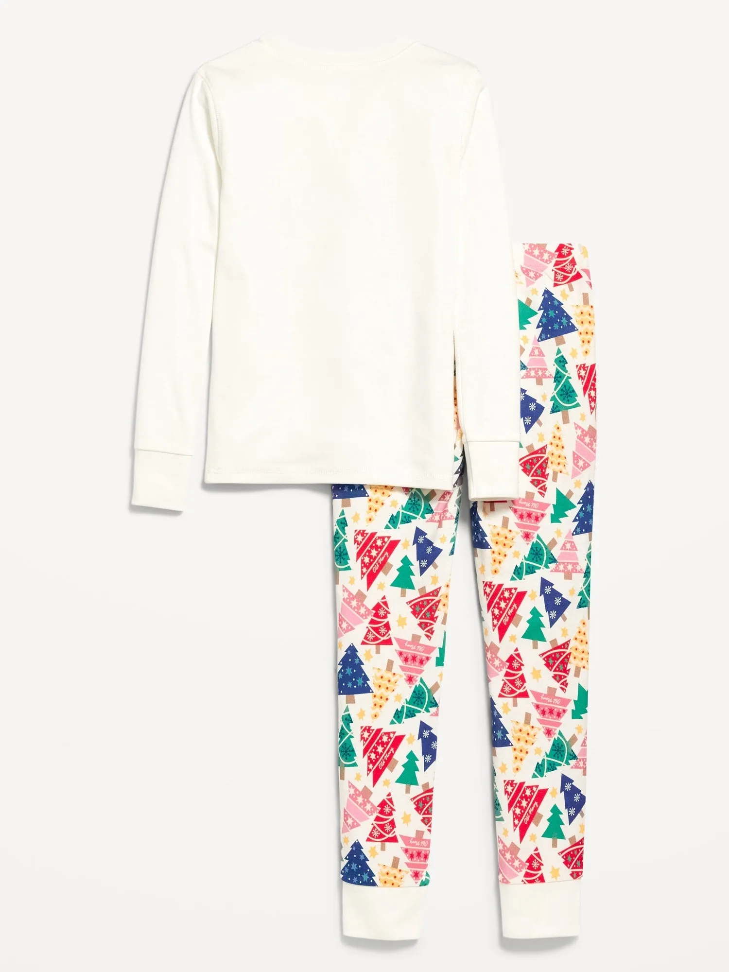Gender-Neutral Graphic Snug-Fit Pajama Set for Kids