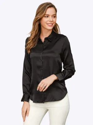 Genoveva - Elegant Utility Look Woman's Lapel Shirt