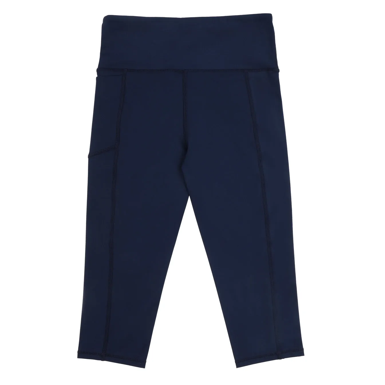 Girls Navy 3/4 Leggings