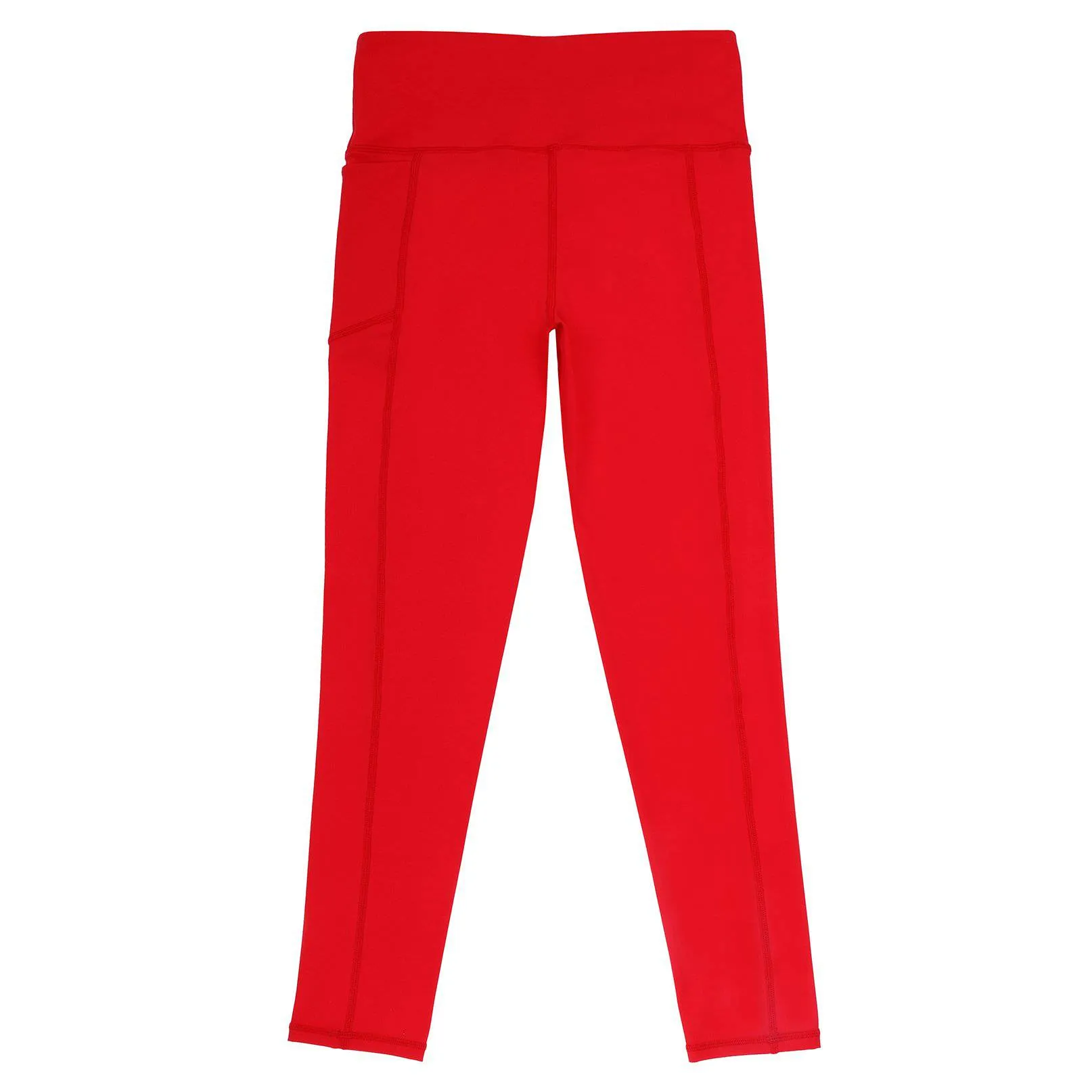 Girls Red Leggings