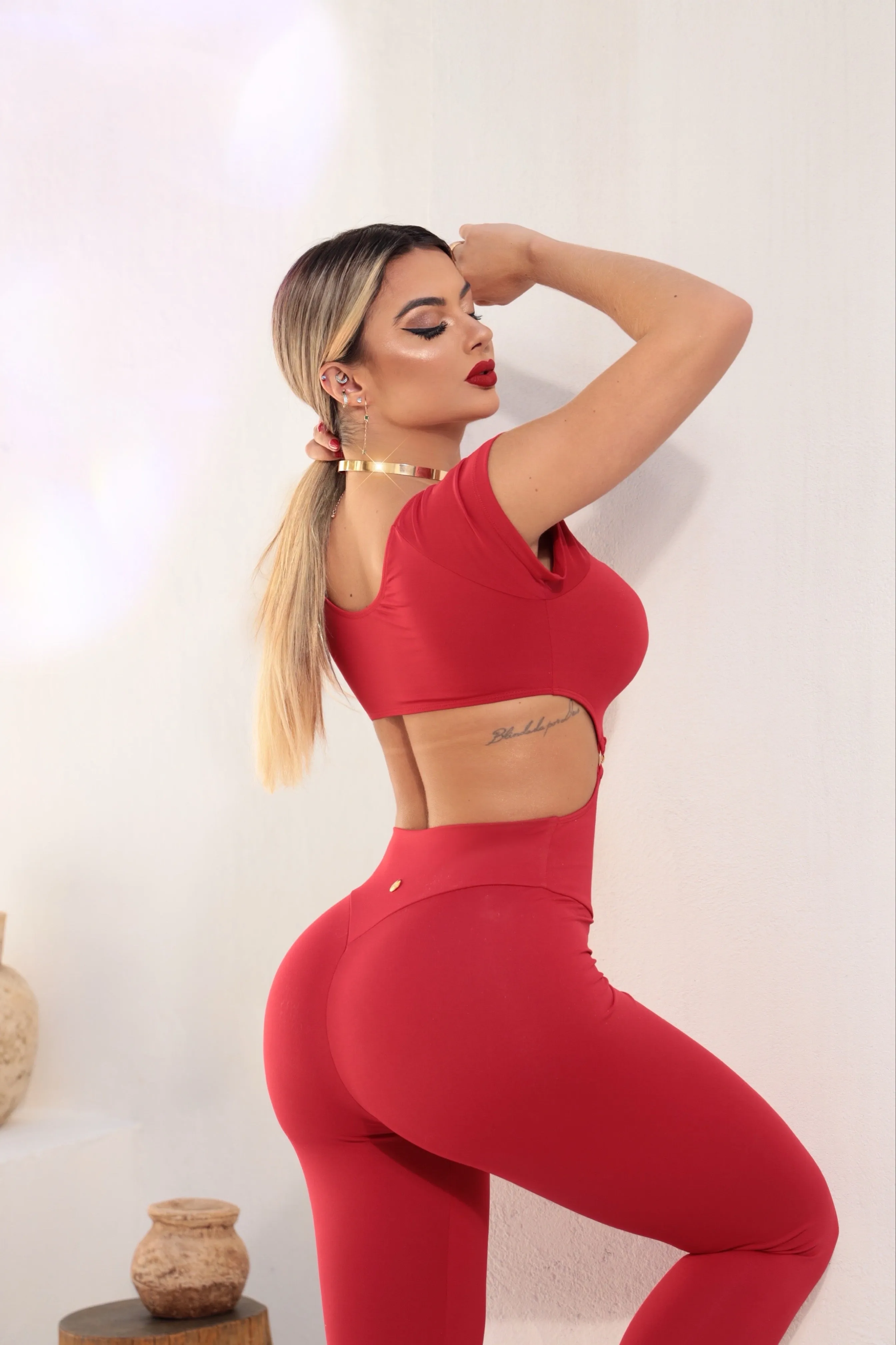 Golden Chain Cap Sleeve Bodysuit - Colors