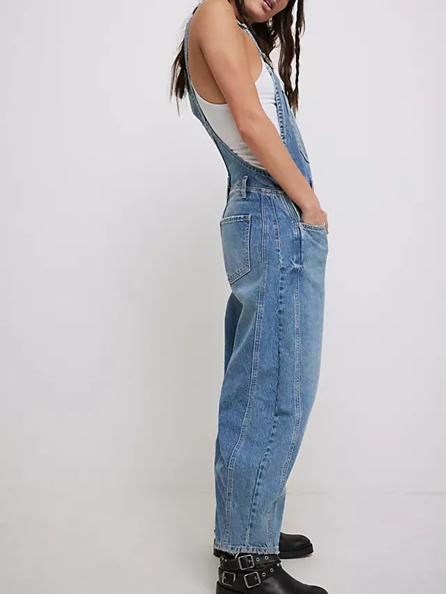 Good Luck Barrel Overalls