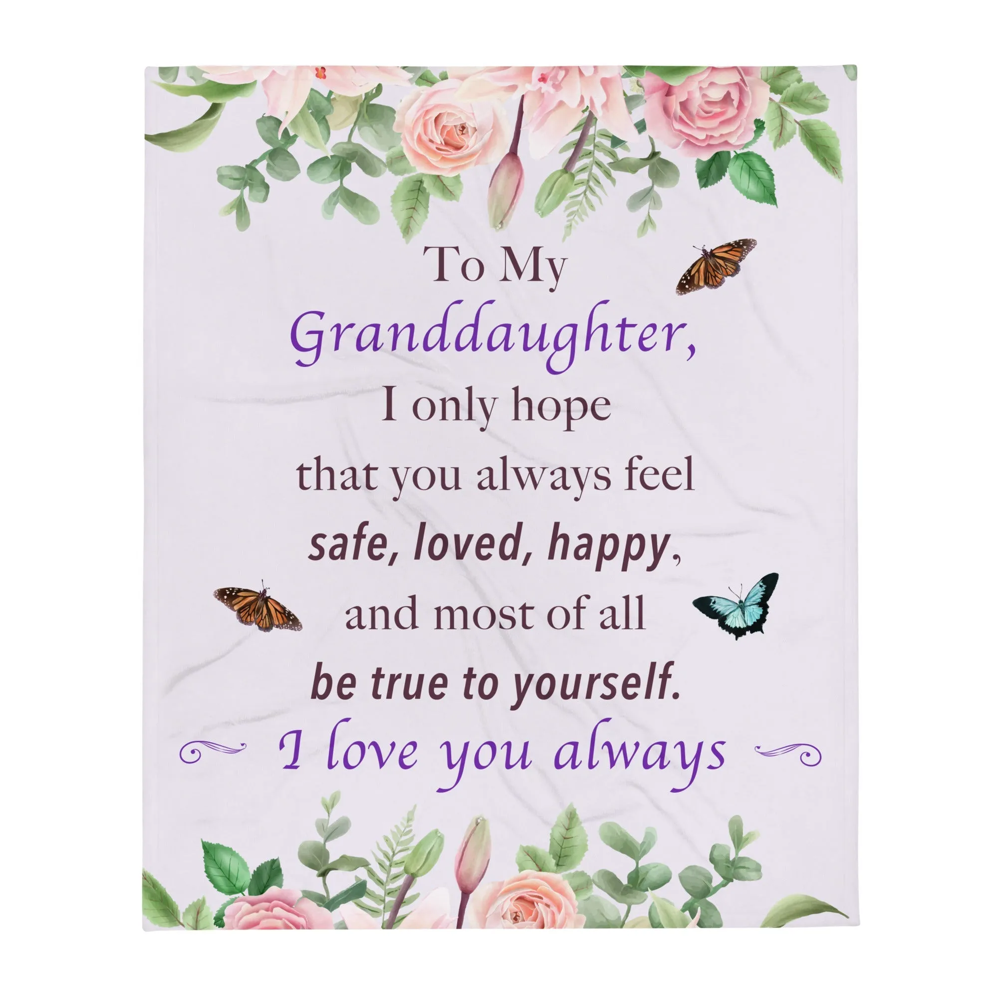 Granddaughter My Hope Blanket
