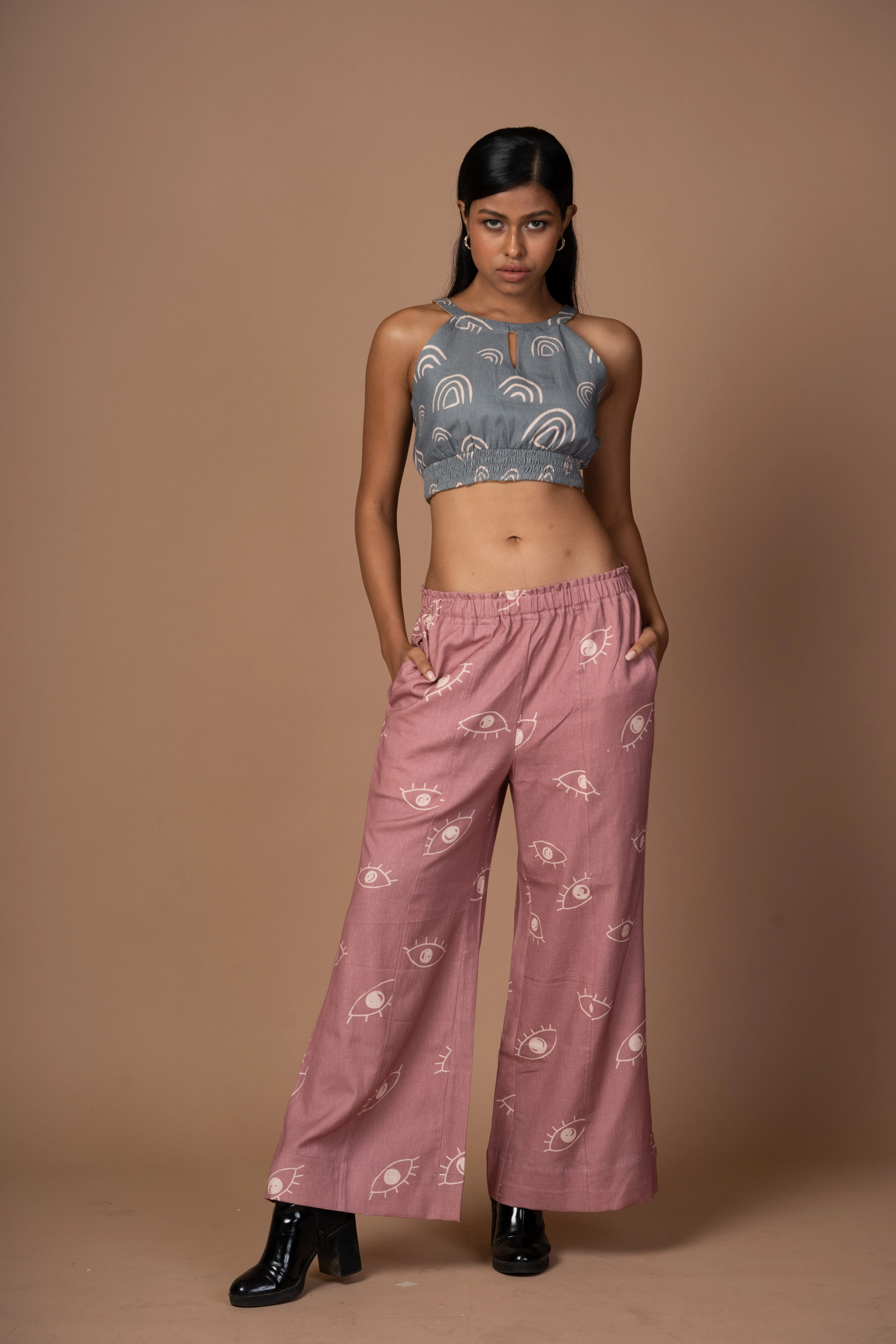 Gray Reversible Halter Bliss Bralette