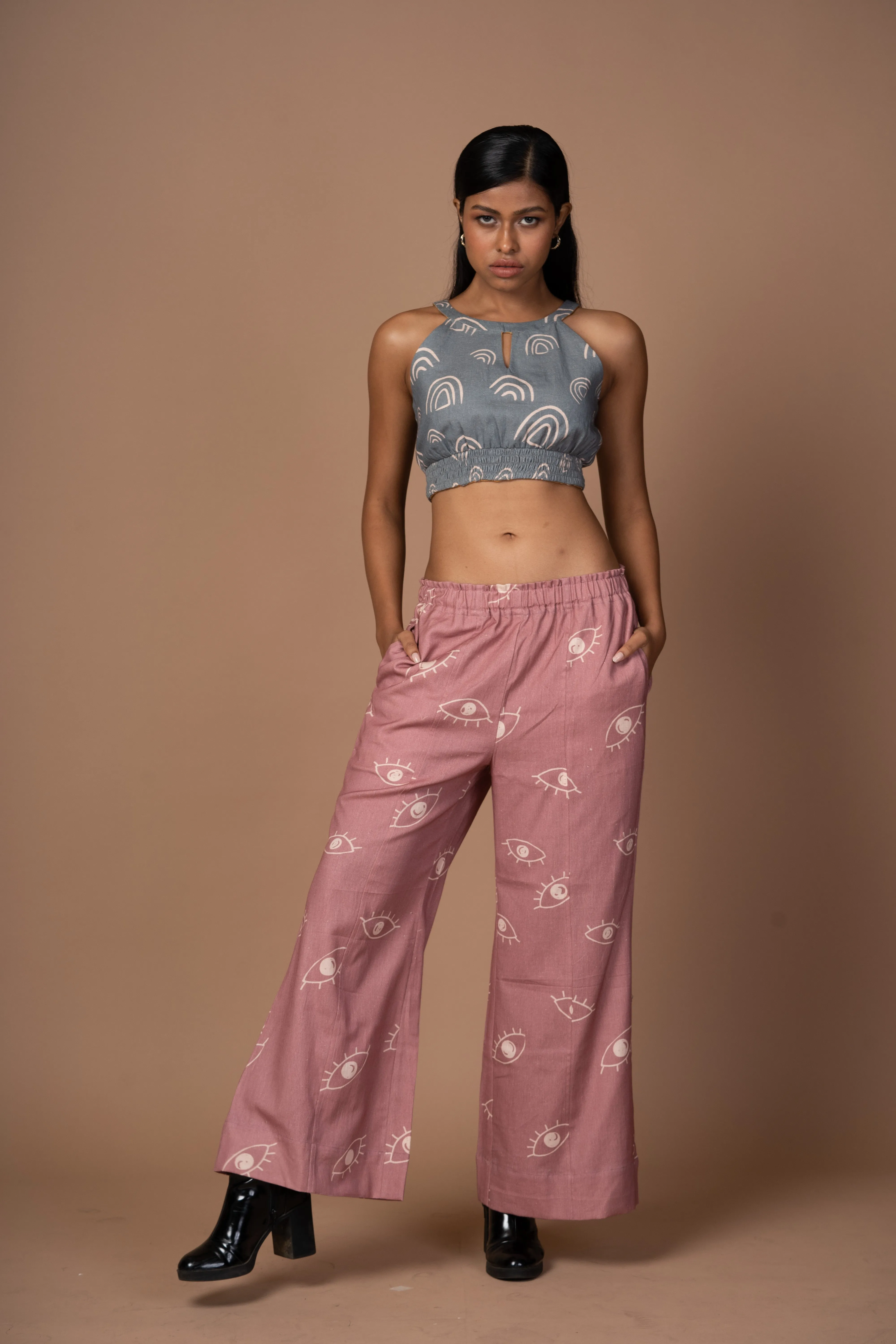 Gray Reversible Halter Bliss Bralette