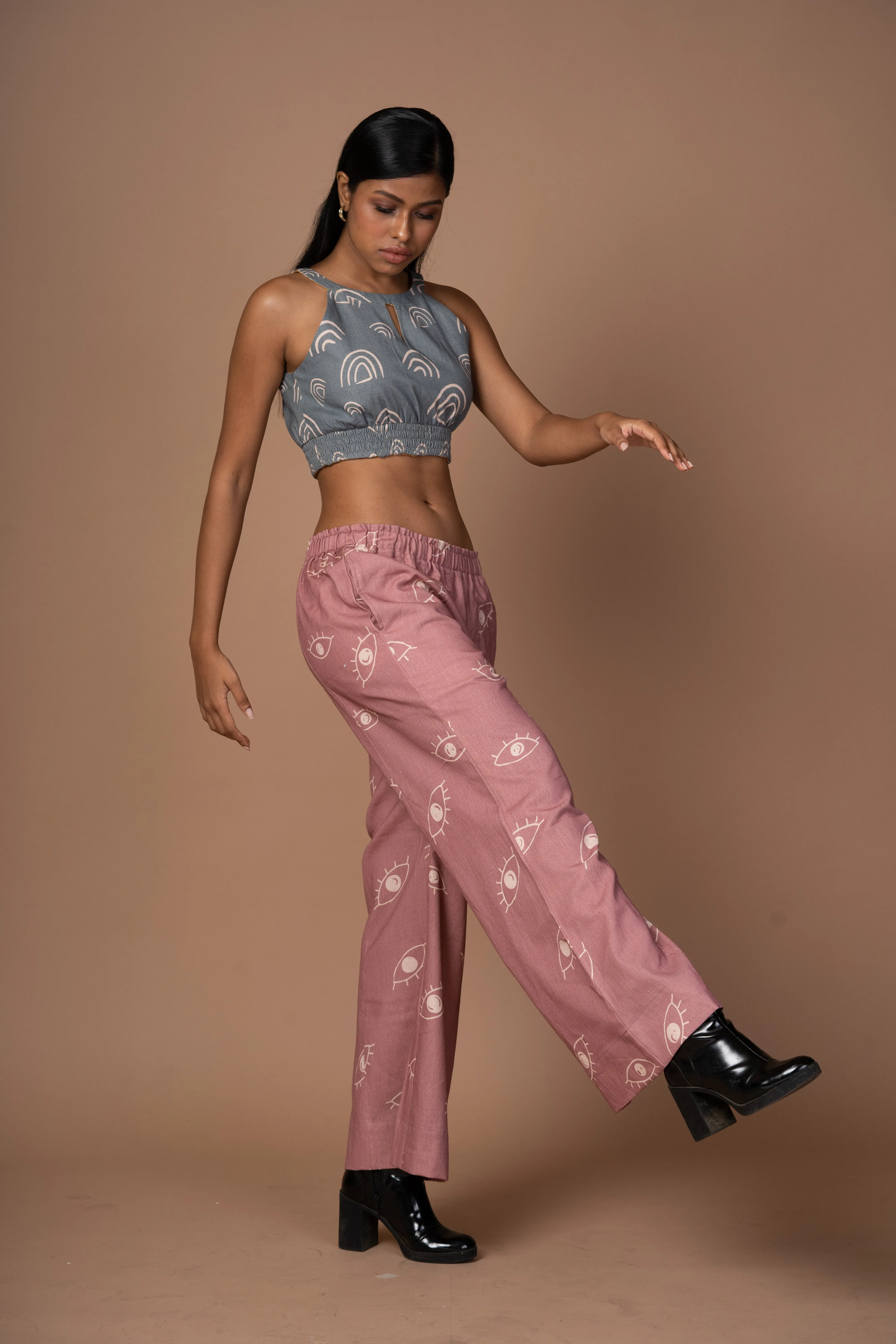 Gray Reversible Halter Bliss Bralette