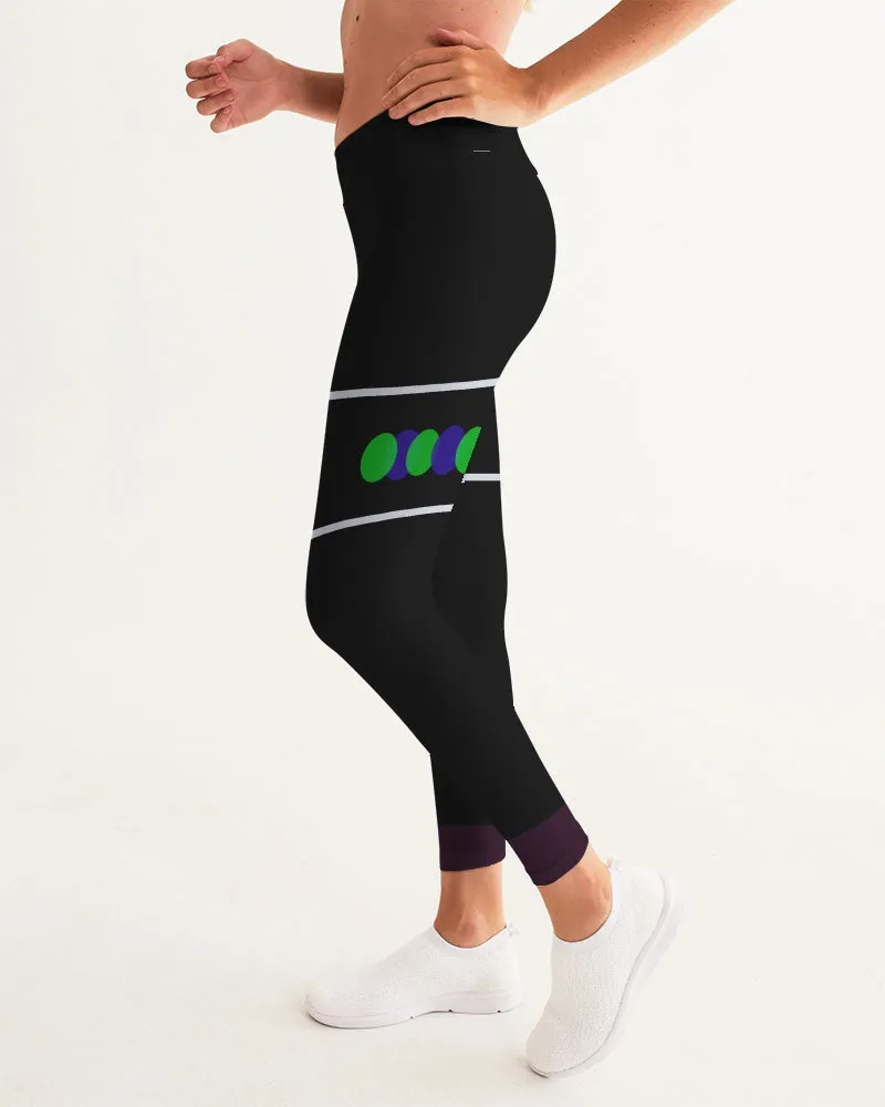 Greens and Blues Women's Yoga Pants