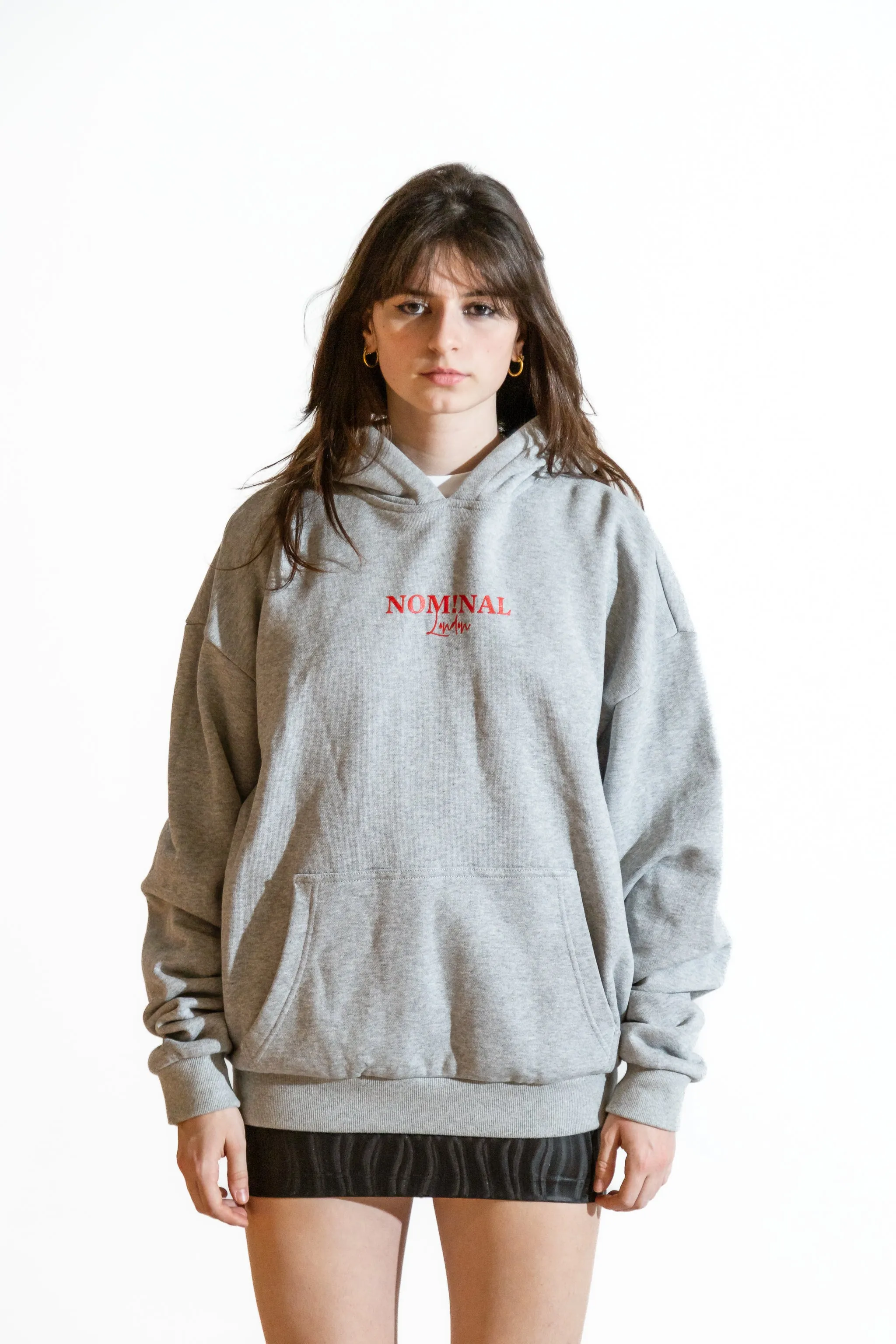 Grey ICON Hoodie  Feminine Style