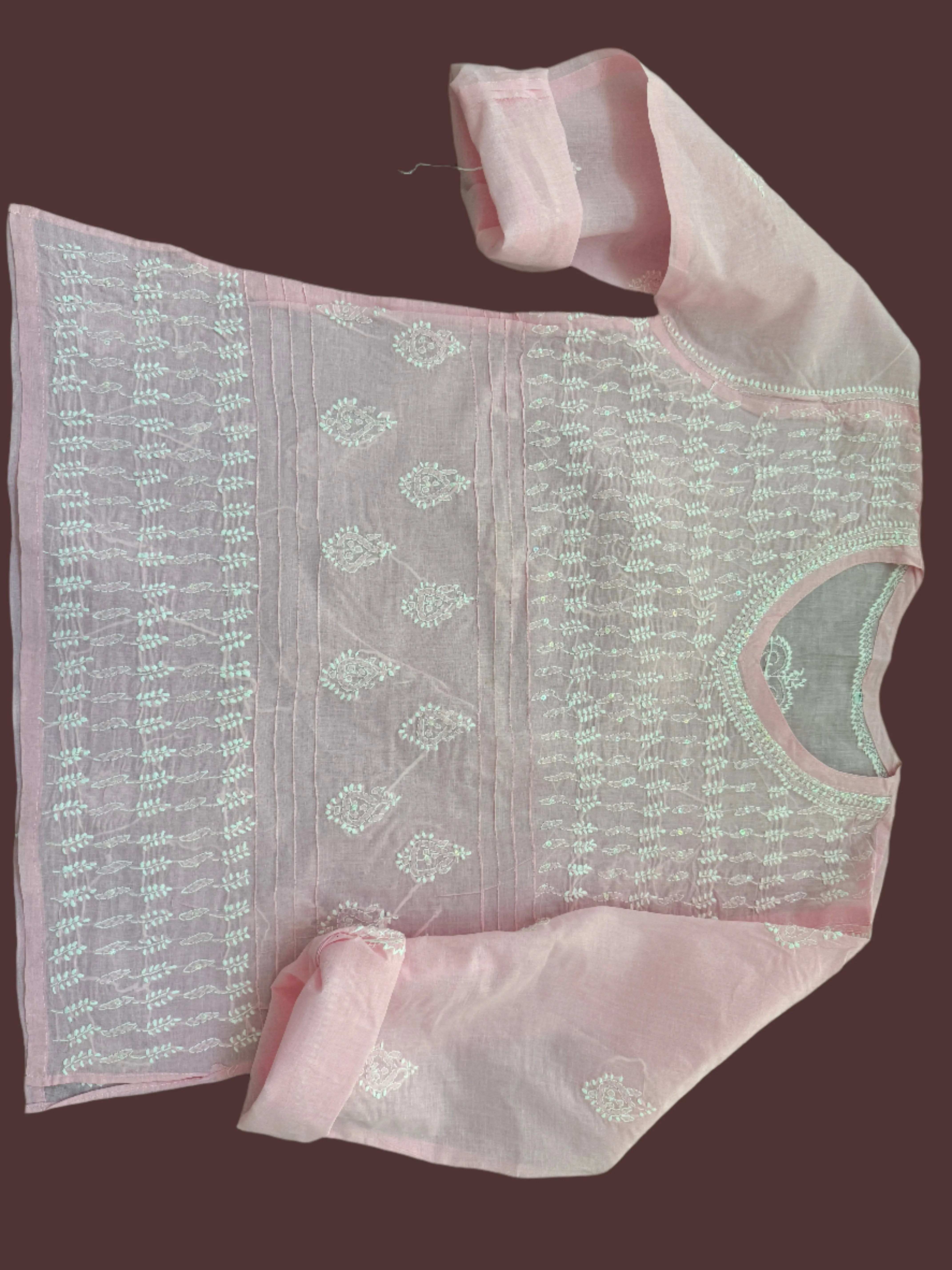 Gul – Light Pink Chikankari Kurta | Grace in Every Thread 🌸