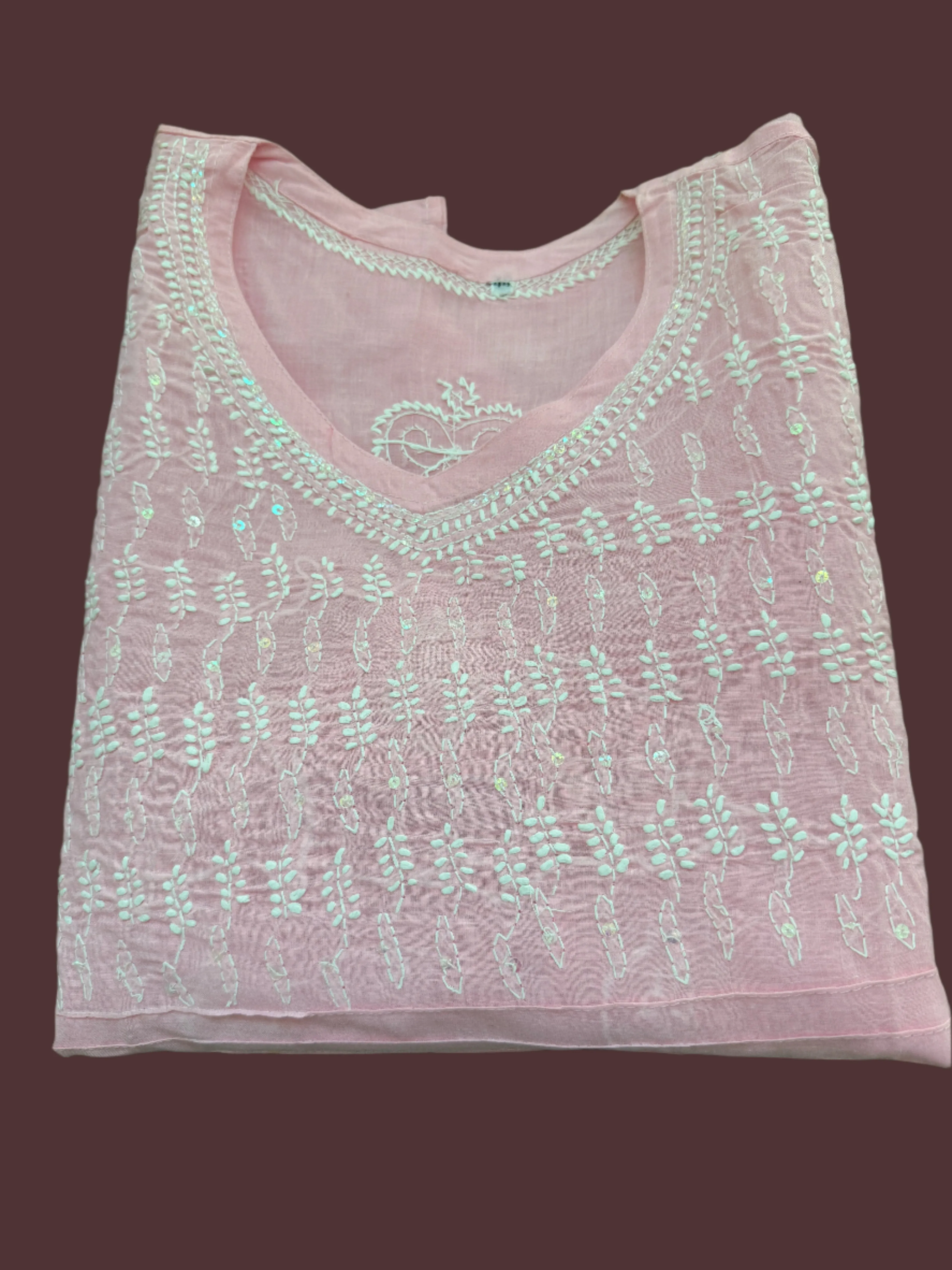 Gul – Light Pink Chikankari Kurta | Grace in Every Thread 🌸