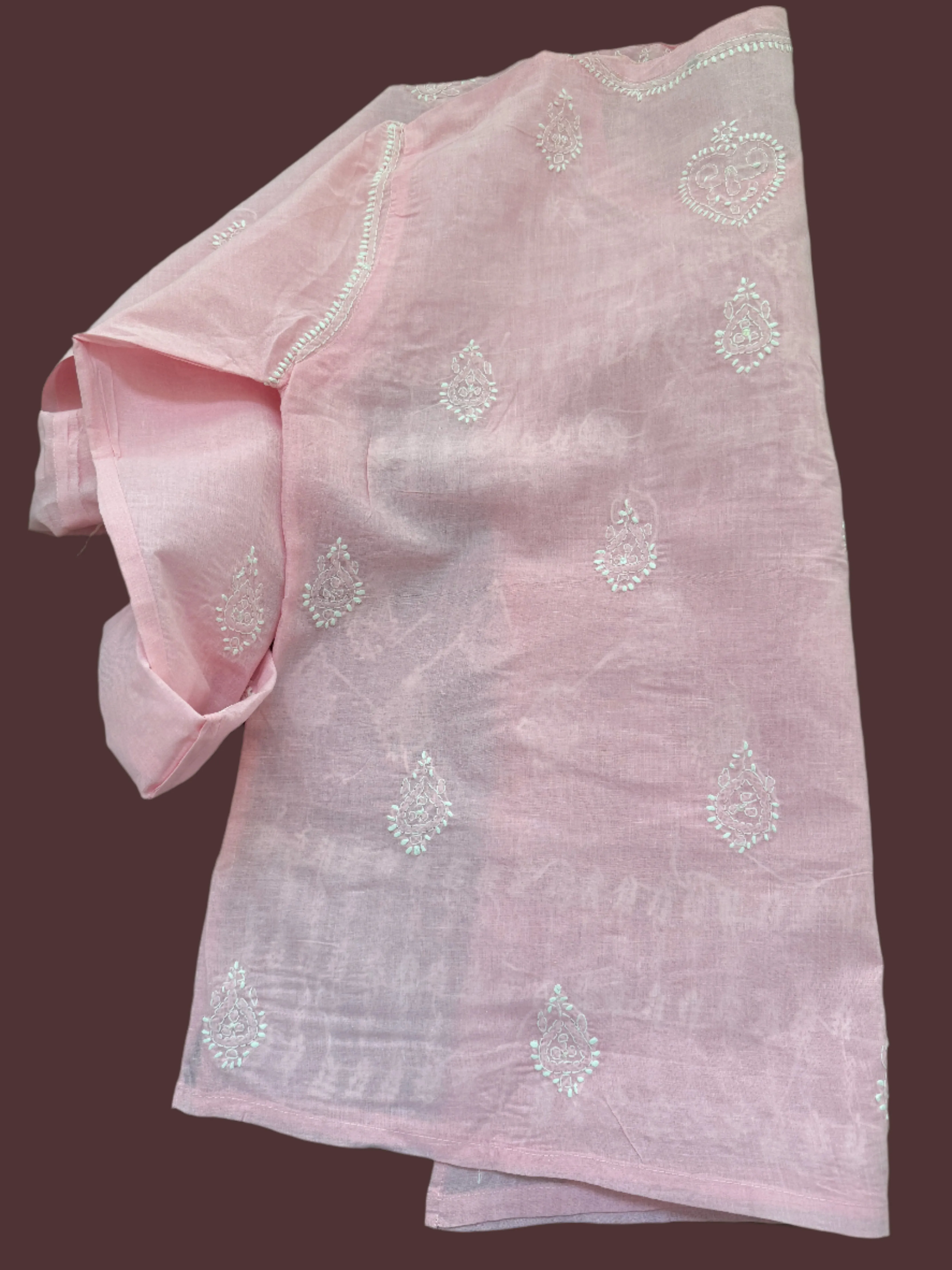 Gul – Light Pink Chikankari Kurta | Grace in Every Thread 🌸