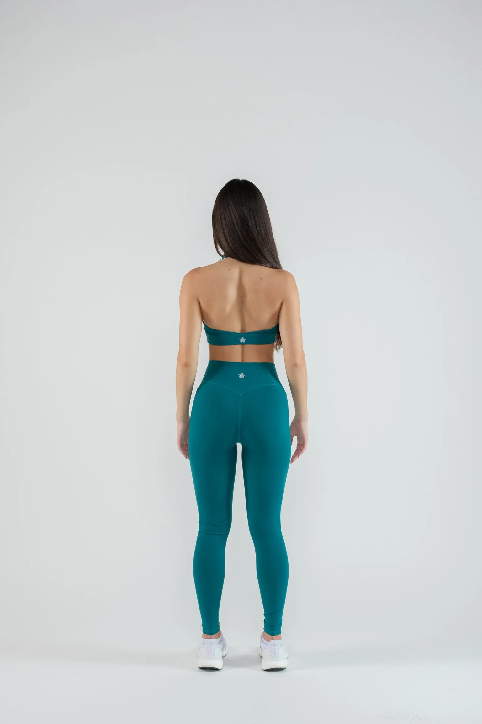 Halter Bra - Bloom Lagoon