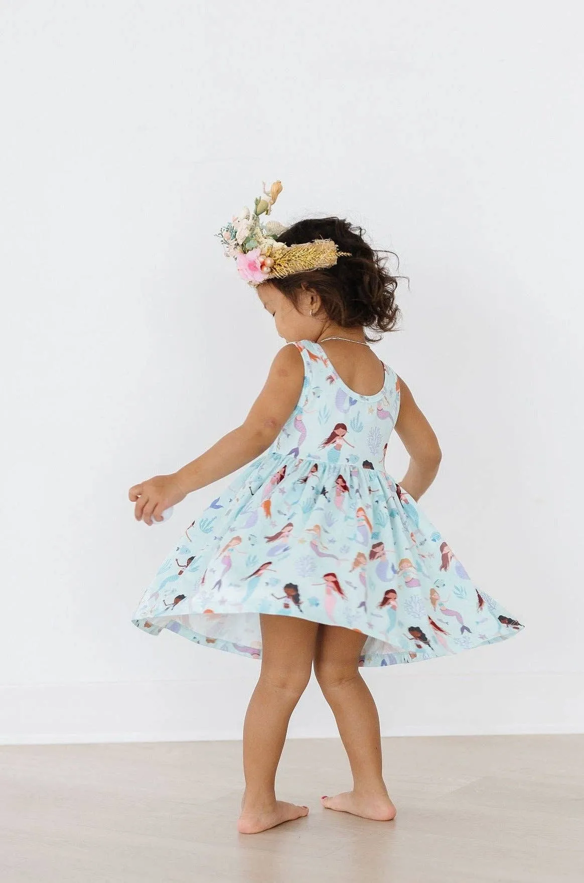 Happy as a Clam Tank Twirl Dress: Mila & Rose