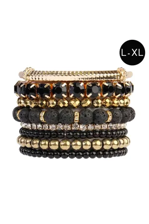 HDB2220 - MIXED BEADS CHARM BRACELET