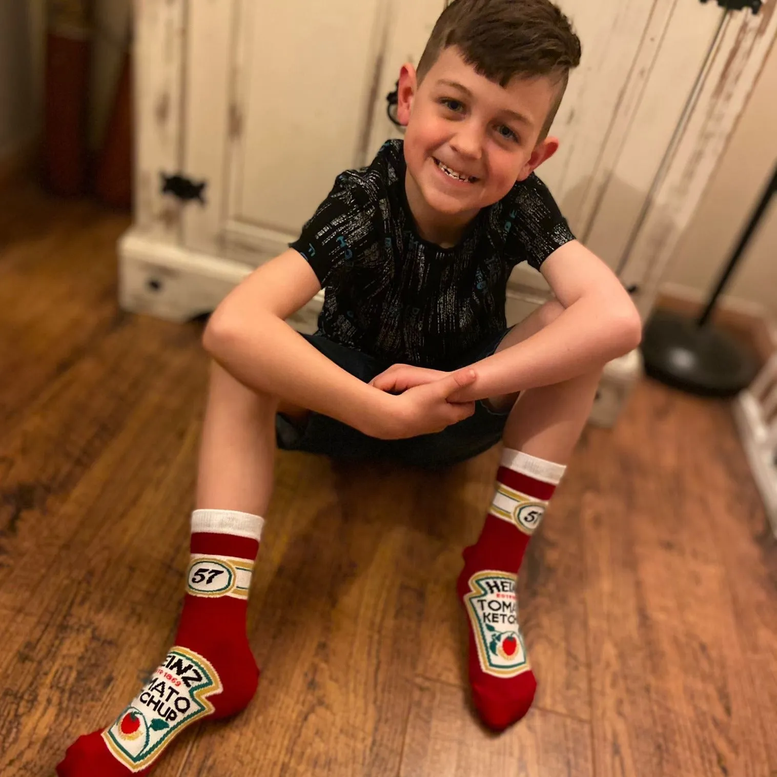 Heinz Tomato Ketchup Kids' Socks