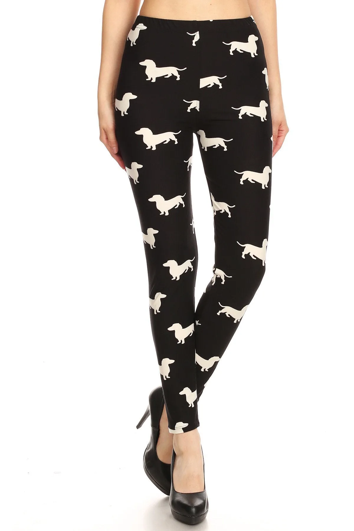 Hot Dog - Dachshund Plus Size Leggings
