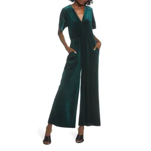 I'm With You Ribbed Velvet Jumpsuit