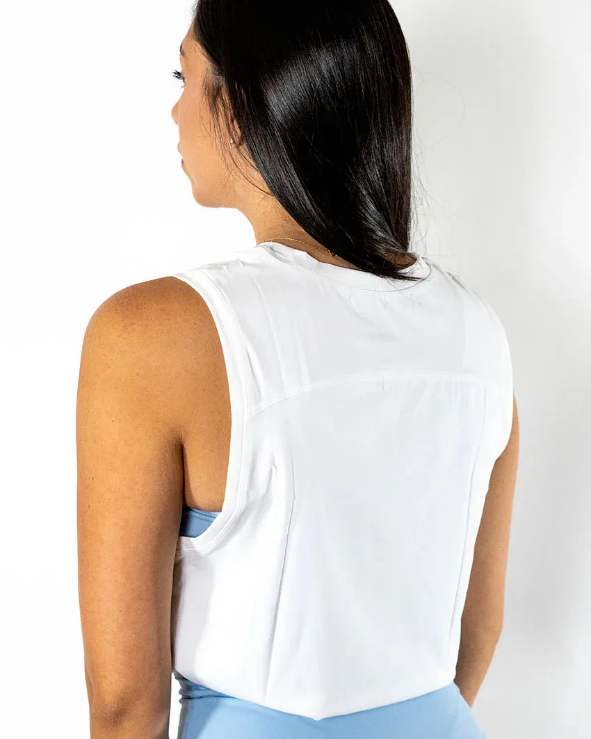 Iron Pulse Defiance Tank (White) *FINAL SALE*