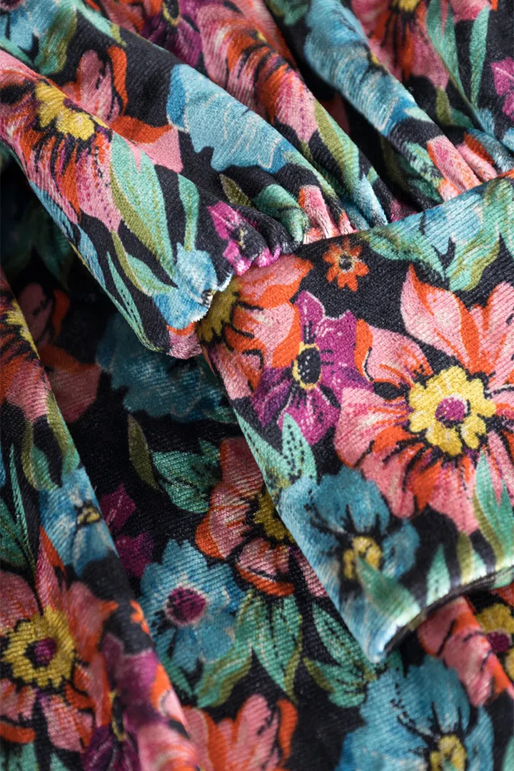Iza Velour Blouse - Flowerbomb Art Print