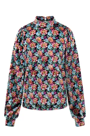 Iza Velour Blouse - Flowerbomb Art Print
