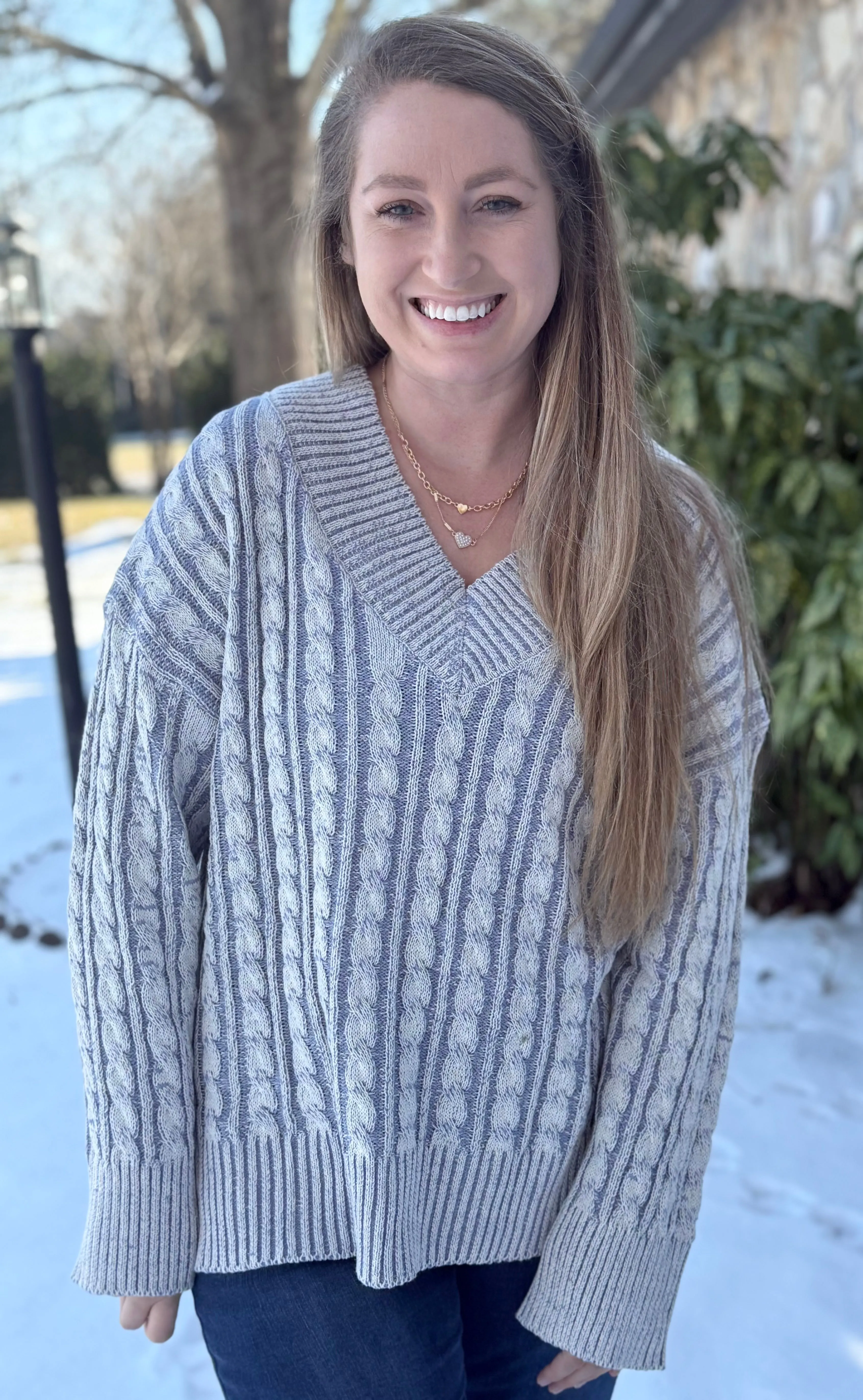 JANUARY BLUES SWEATER