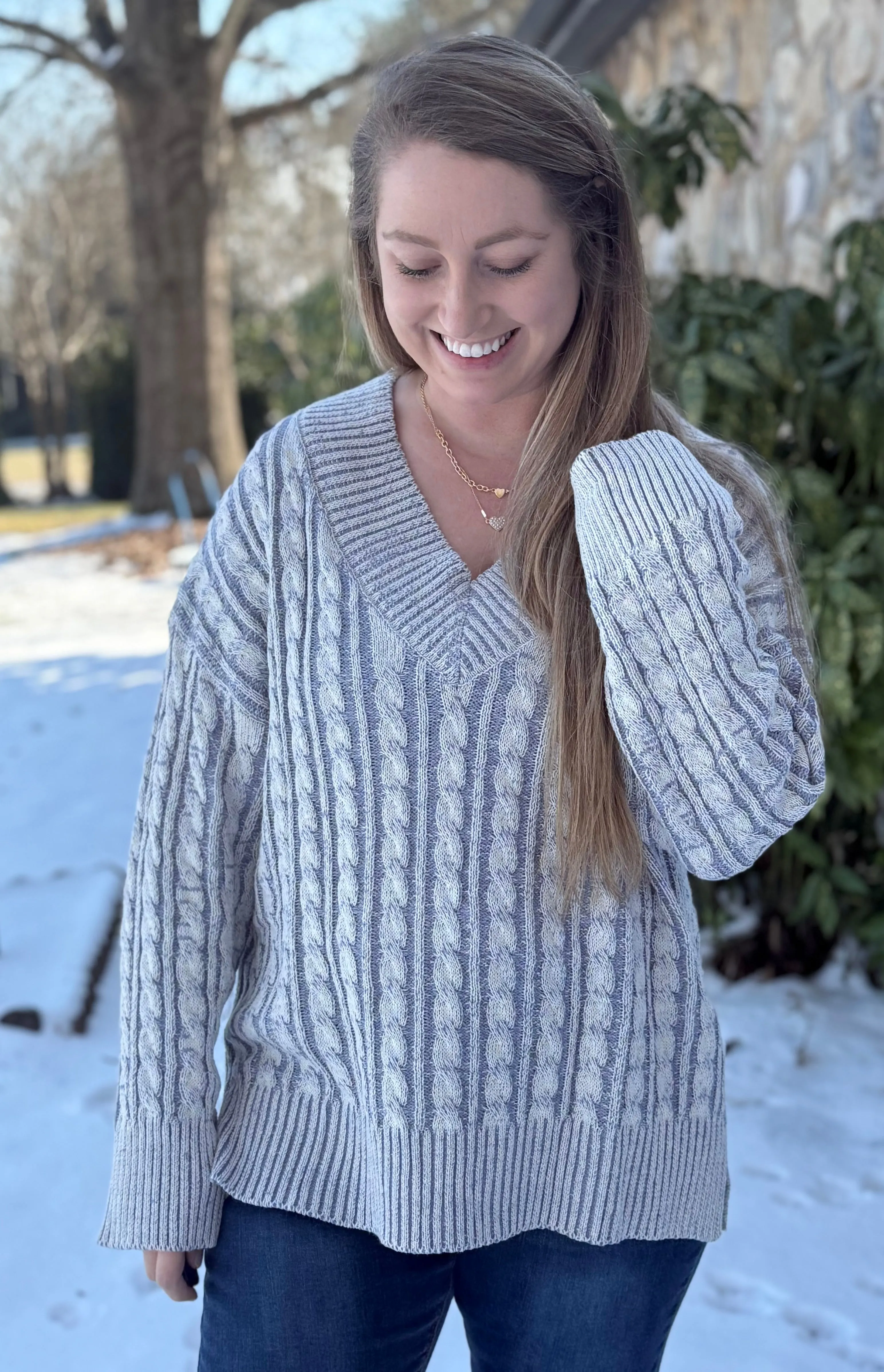 JANUARY BLUES SWEATER