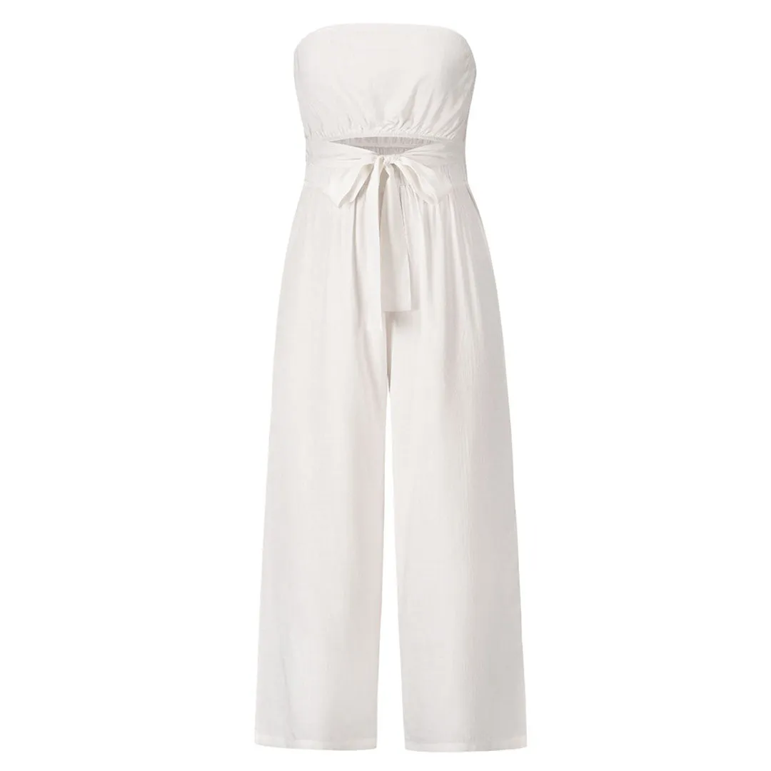 Jasmin | Trägerloser eleganter Jumpsuit