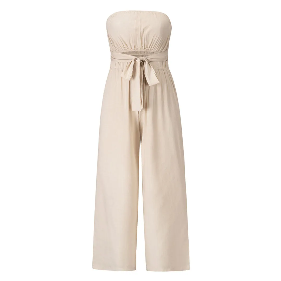Jasmin | Trägerloser eleganter Jumpsuit