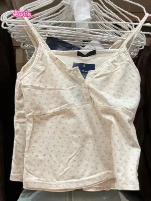 JazzHer Vintage Floral Print Button Sleeveless Vests Women Summer New Cotton Soft Lace Slim V-neck Tank Tops Sweet Cute Chic Camis Y2K