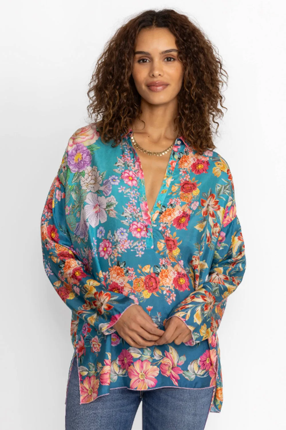Johnny Was Neutra Mara Blouse C19423-E