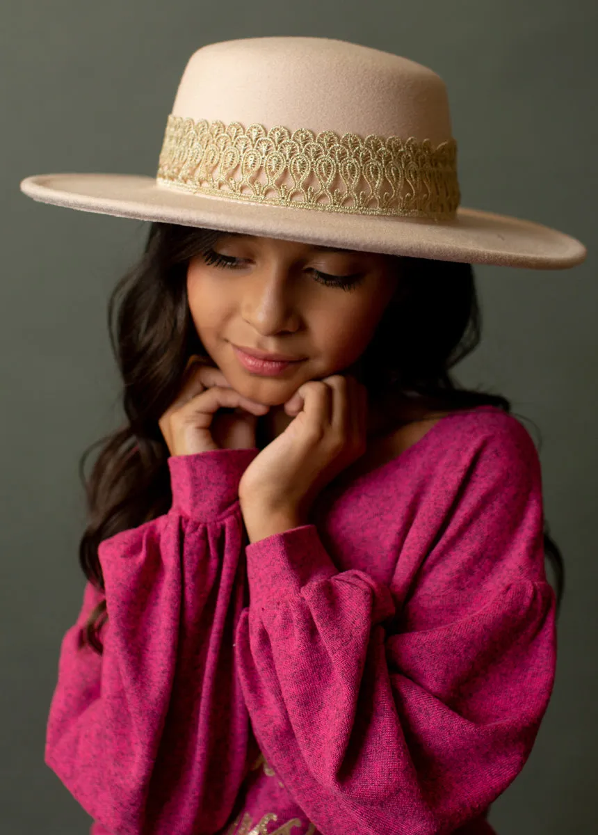 Juana Sweatshirt in Heather Hot Pink