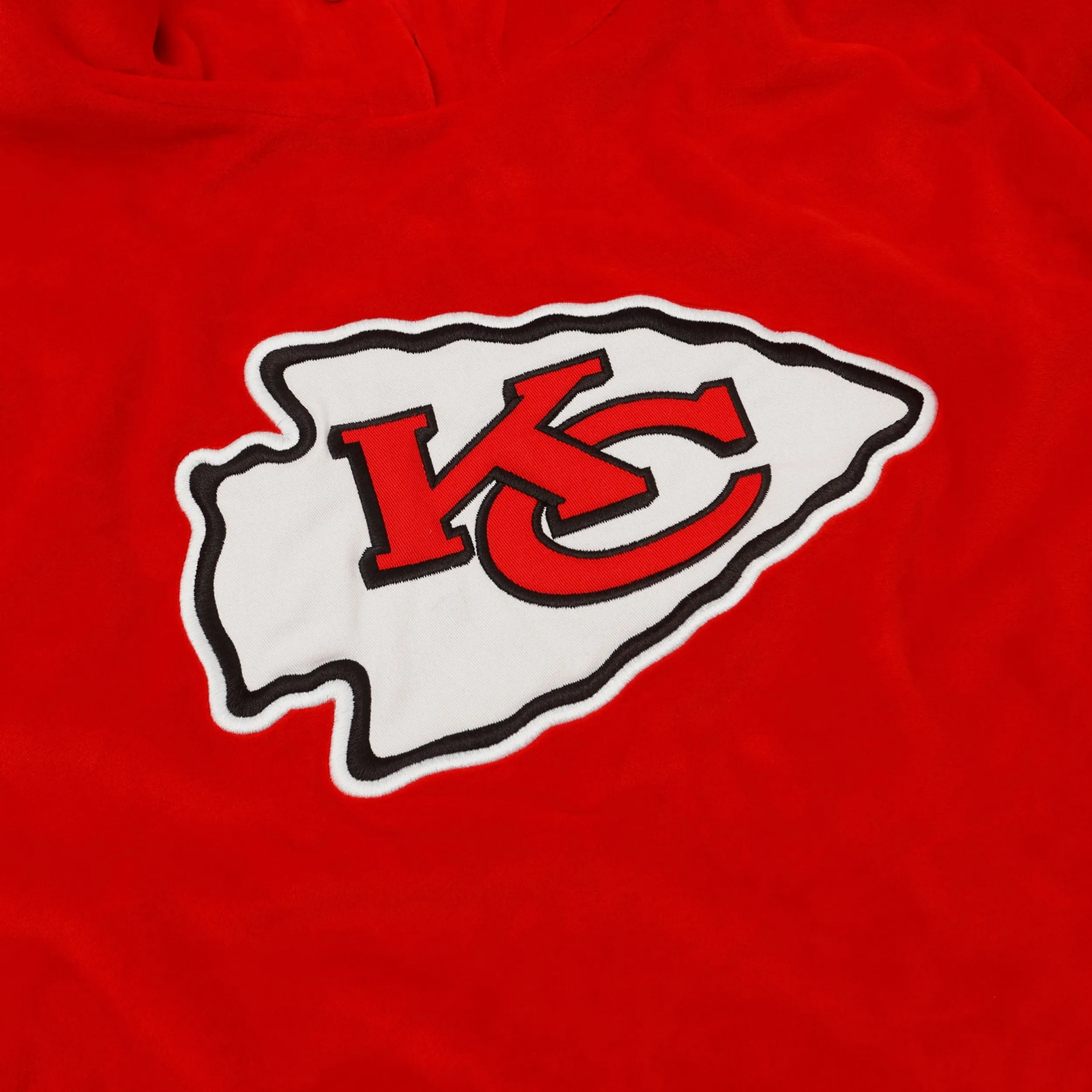 Kansas City Chiefs Velour Hooded Sweatshirt