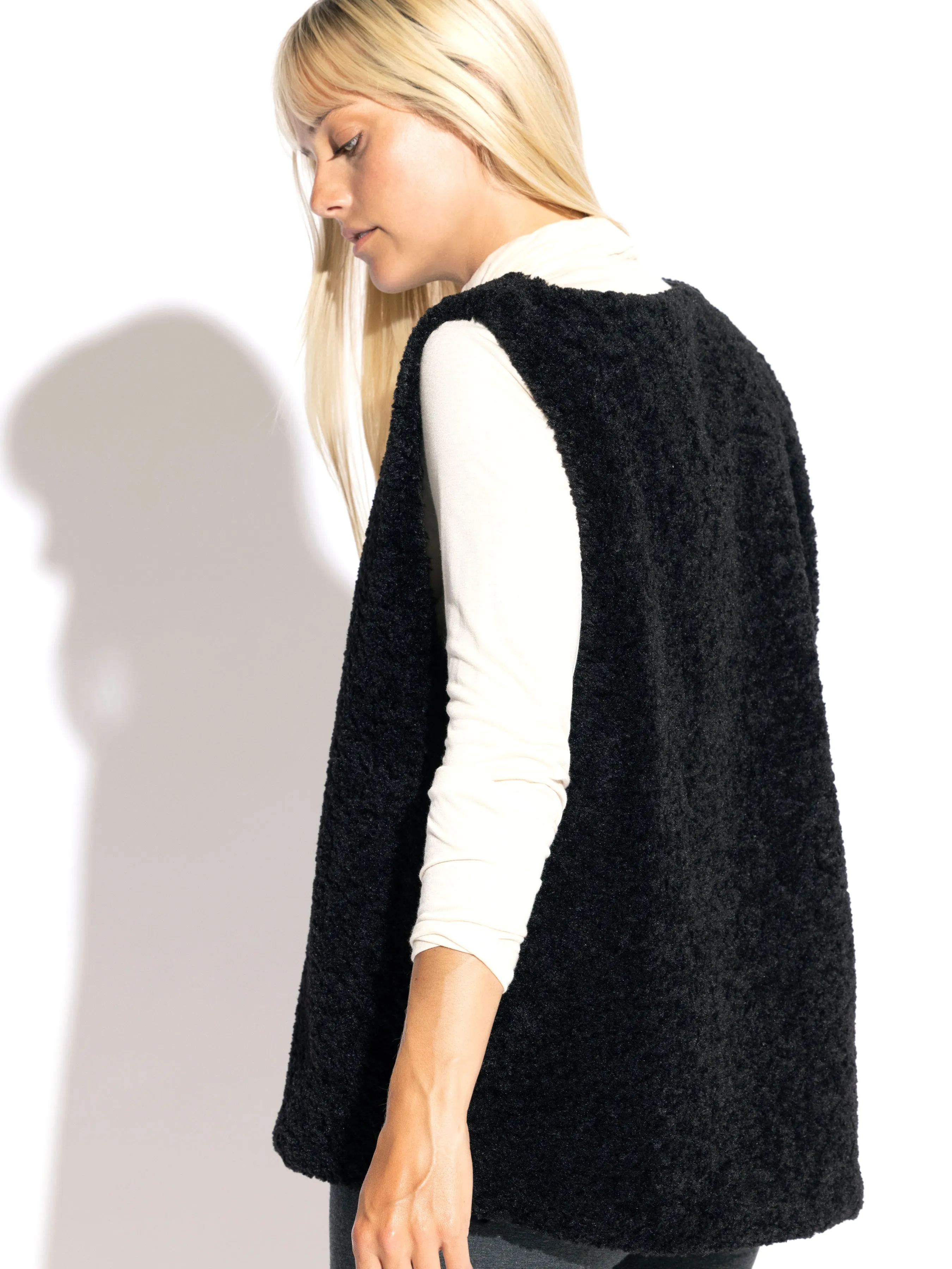 Kate Faux Fur Pullover Vest