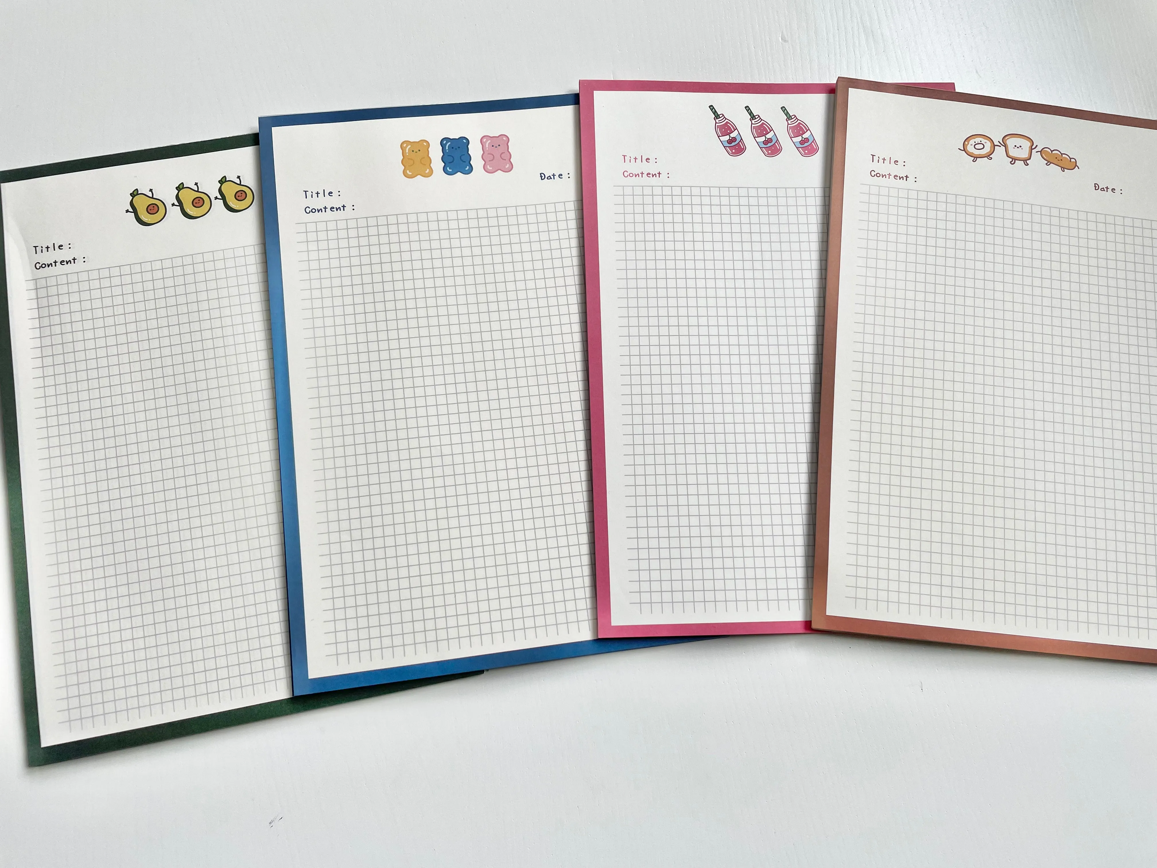 Kawaii Memo Pad Notepaper Sets