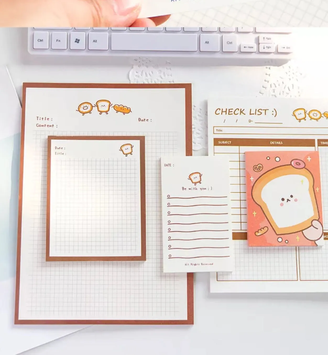 Kawaii Memo Pad Notepaper Sets