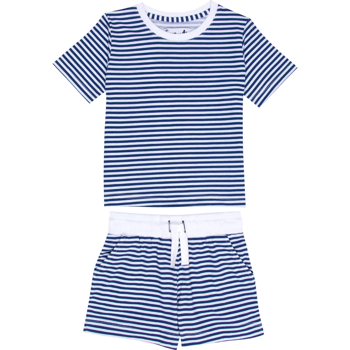 Kids Marina Jersey Shorts   Tee Set