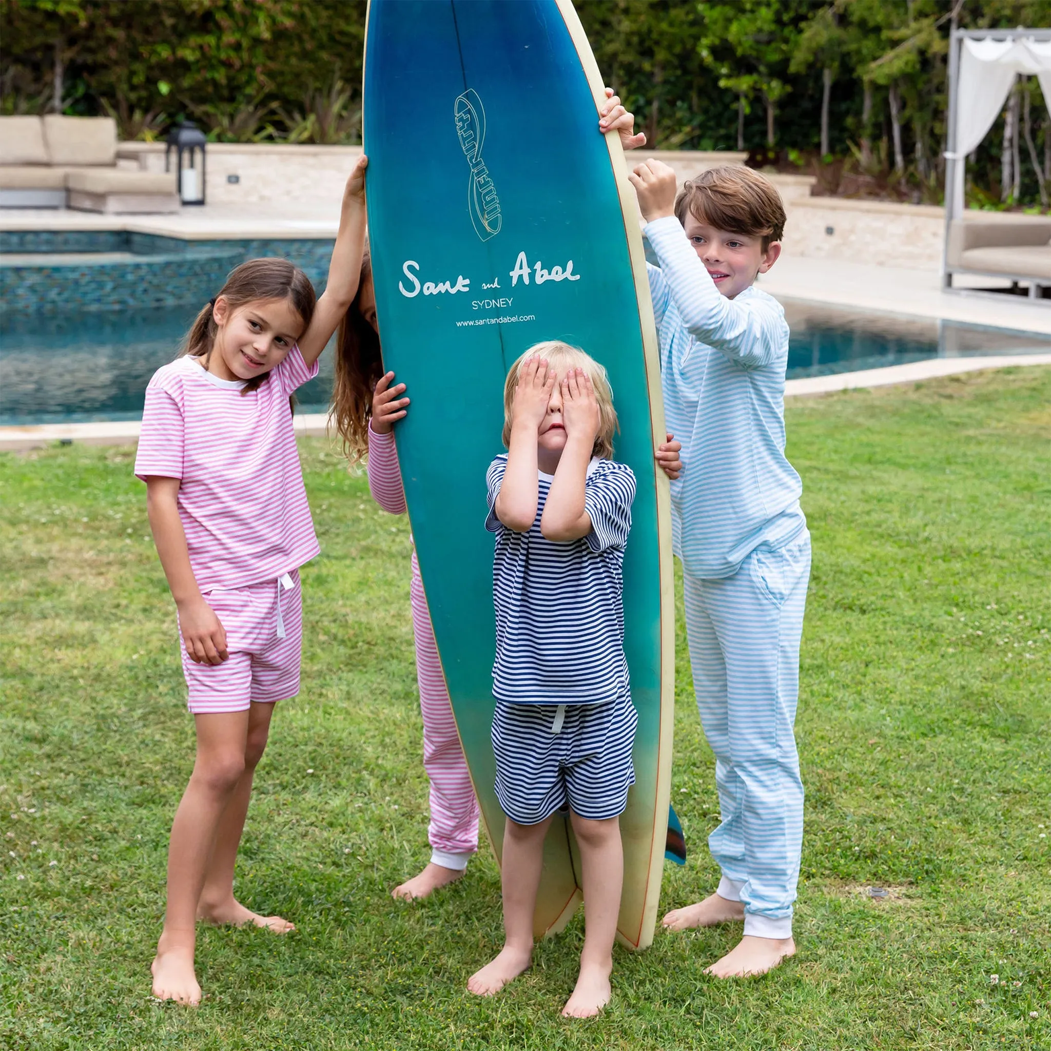 Kids Marina Jersey Shorts   Tee Set