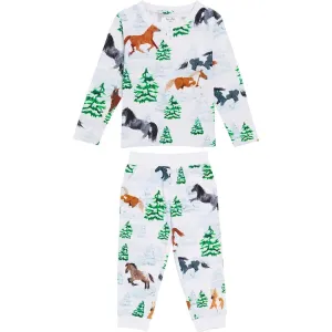 Kids Skydog Wild & Free Jersey Long PJ Set