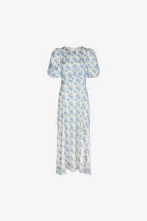 Kikka Wild Rose Dress Light Blue