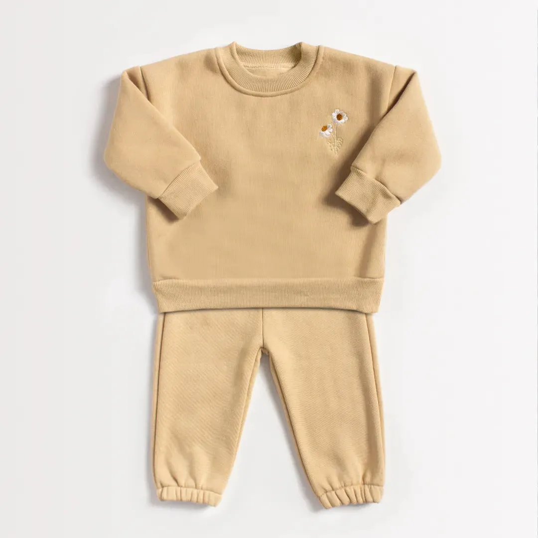 Korea Winter Baby Girls Clothes Set