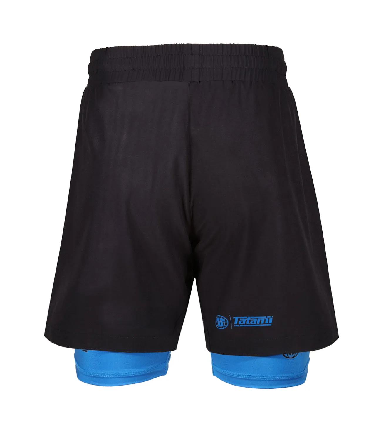 Ladies Dual Layer Grappling Shorts - Blue