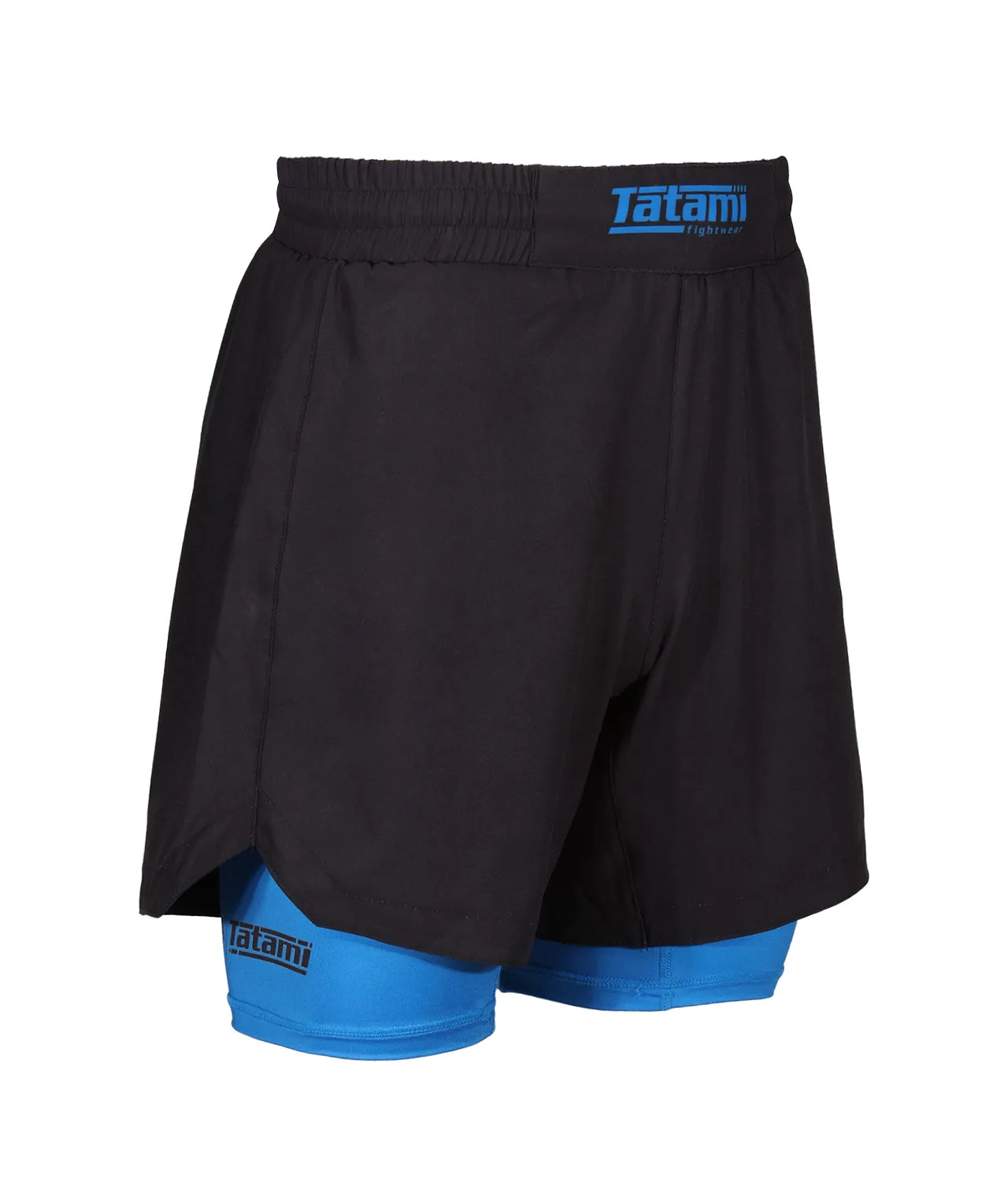 Ladies Dual Layer Grappling Shorts - Blue